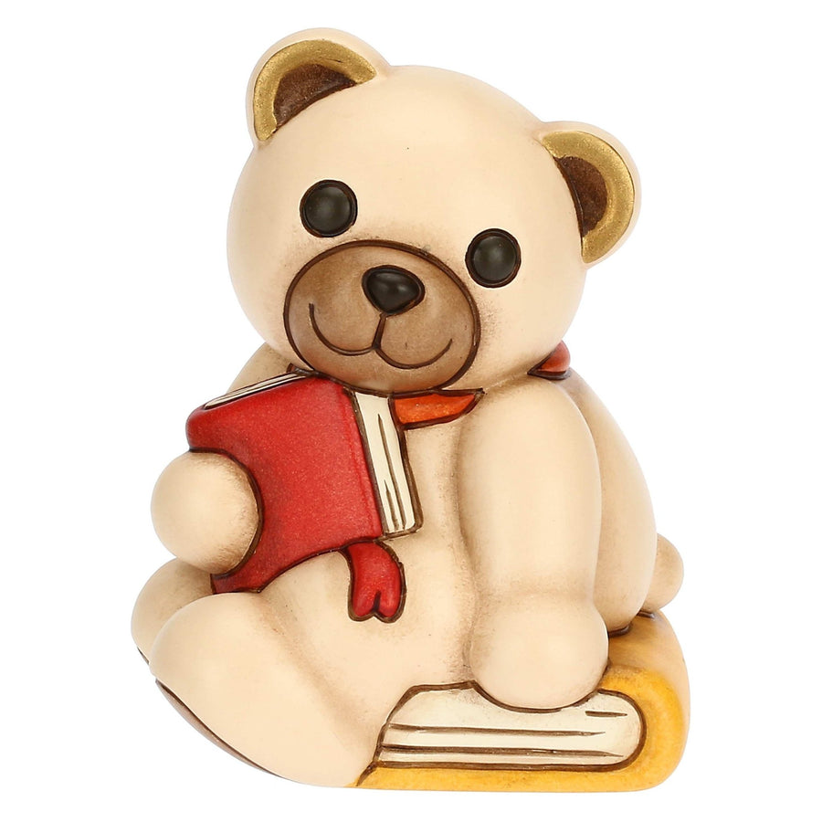 THUN 'Teddy mit Buch aus Keramik'-F3386H90