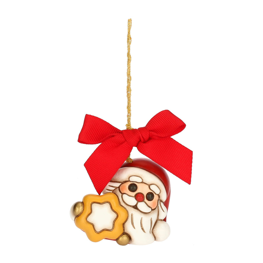 Thun 'Weihnachtsschmuck Weihnachtsmann mit Stern, Keramik,, klein'-S3415A82