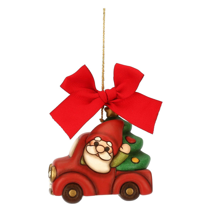 Thun 'Weihnachtsschmuck Zwerg Oliver mit Minivan, maxi' S3423A82