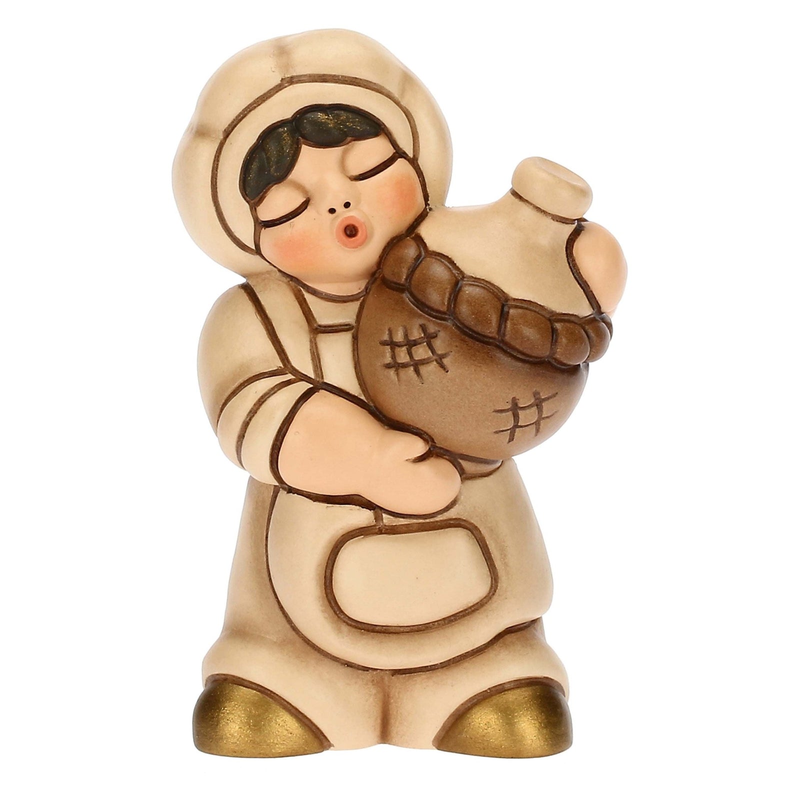 S3327B83 - THUN 'Wirt mit Korbflasche aus Keramik Klassische Krippe' 2023