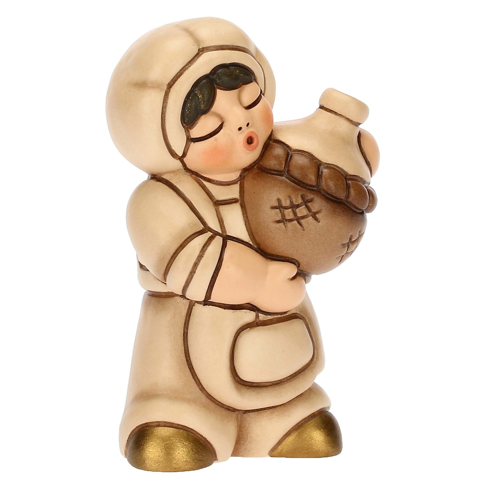 S3327B83 - THUN 'Wirt mit Korbflasche aus Keramik Klassische Krippe' 2023