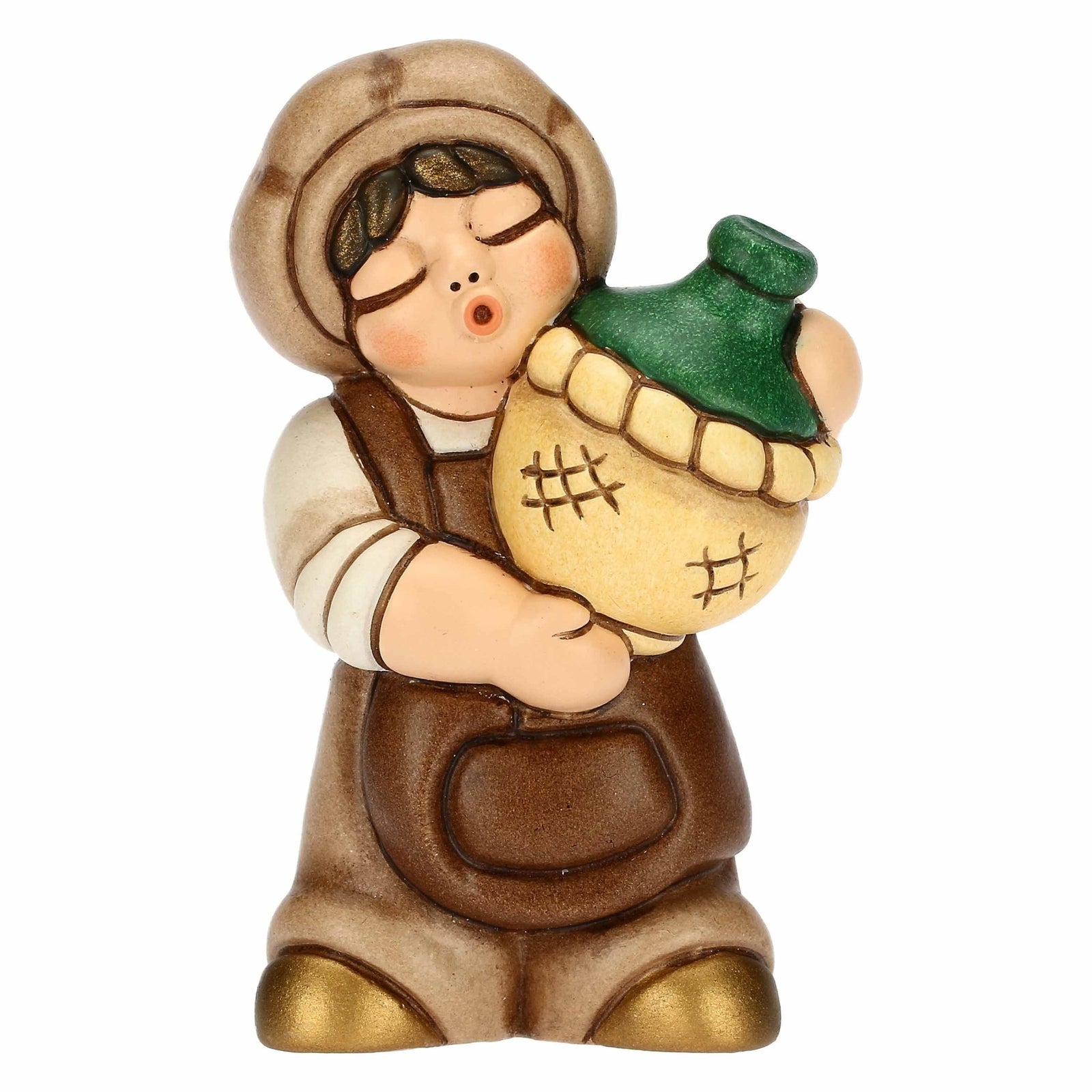 S3327A83 - THUN 'Wirt mit Korbflasche aus Keramik Klassische Krippe' 2023