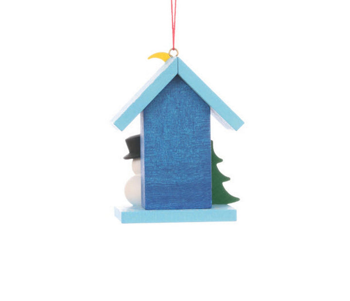 ULB-100946 - Ulbricht 'Baumbehang Vogelhaus mit Schneemann - 7,2cm' 2026