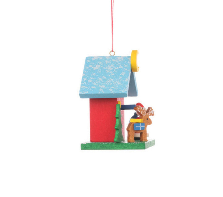 ULB-100945 - Ulbricht 'Baumbehang Vogelhaus mit Weihnachtsmann - 7,2cm' 2026