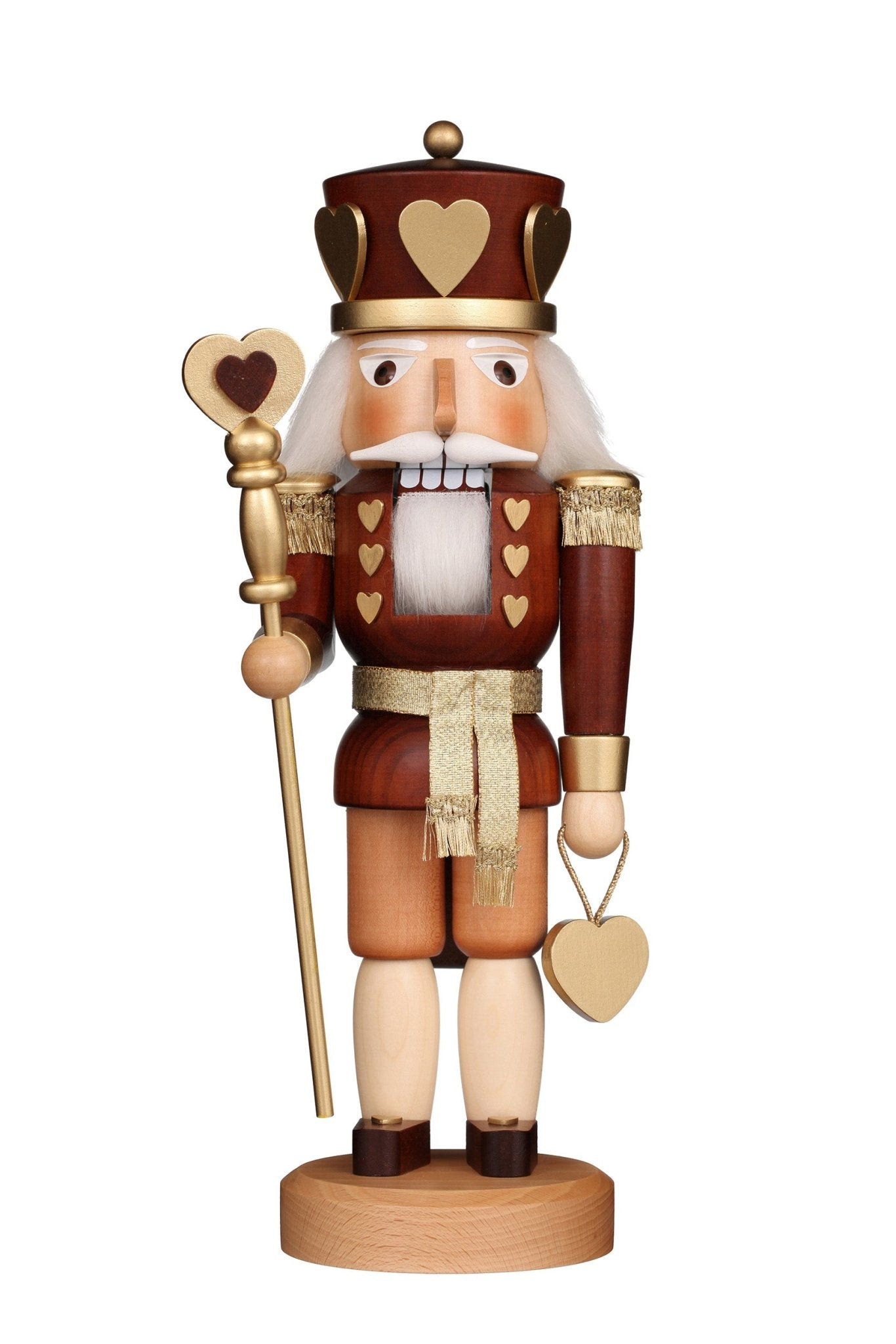 ULB - 32320 - Ulbricht Nussknacker 'Herzkönig natur - 37.5cm' 2019