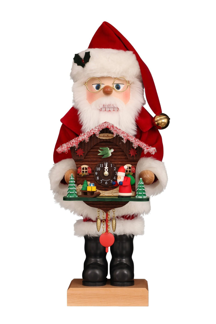 ULB-000891 - Ulbricht 'Nussknacker Weihnachtsmann mit Kuckucksuhr - 47,5cm' 2026 limitiert