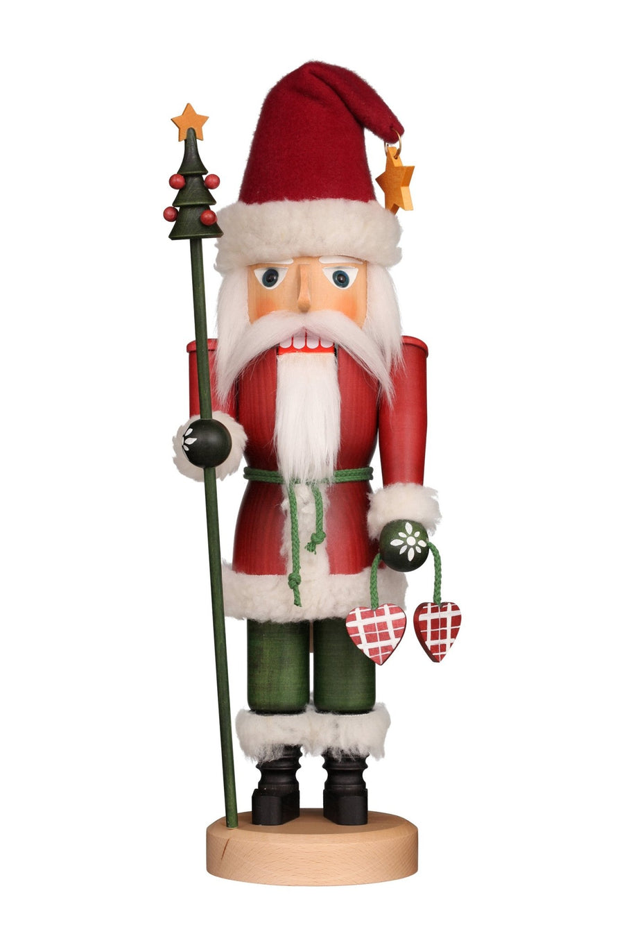 ULB - 32570 - Ulbricht Nussknacker 'Weihnachtsmann nostalgie lasiert - 42.5cm' 2021