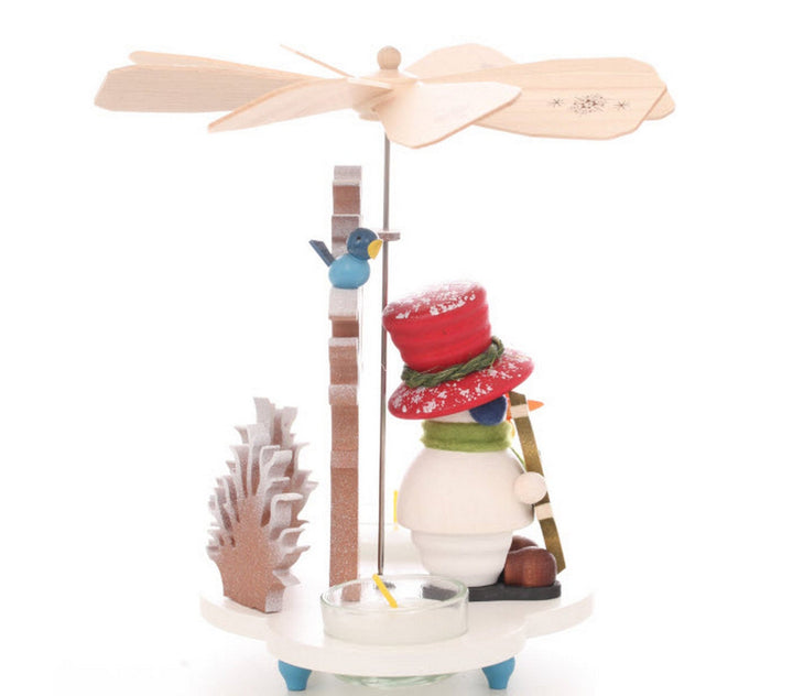 ULB-33217 - Ulbricht 'Pyramide Mikrowichtel Schneemann - 19,5cm' 2026