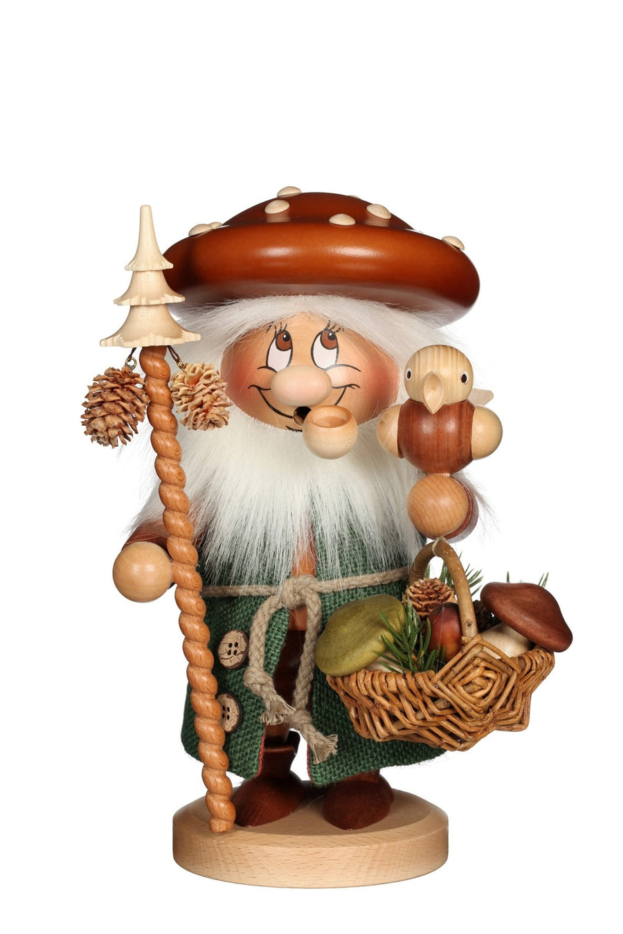 ULB - 010782 - Ulbricht Räuchermann 'Wichtel Pilzmännle - 27cm' 2014