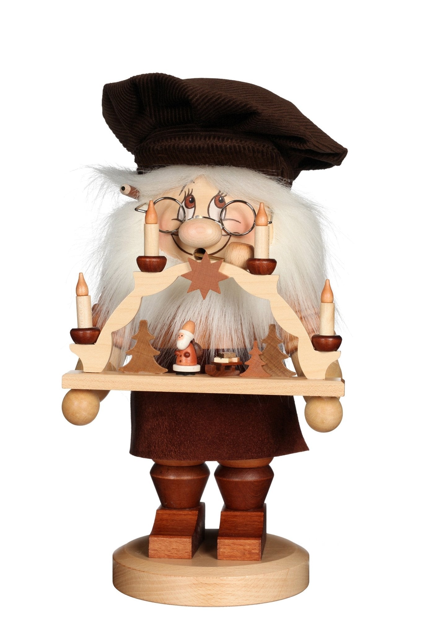 ULB-010750 - Ulbricht Räuchermann 'Wichtel Schwibbogenbauer - 28cm' 2009