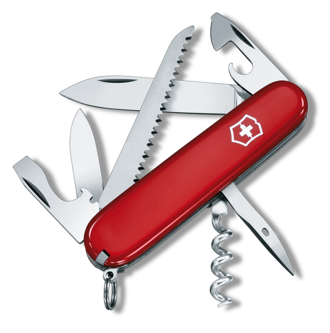 Victorinox Camper, 91 mm, Taschenmesser rot mit 13 Funktionen VX1.3613