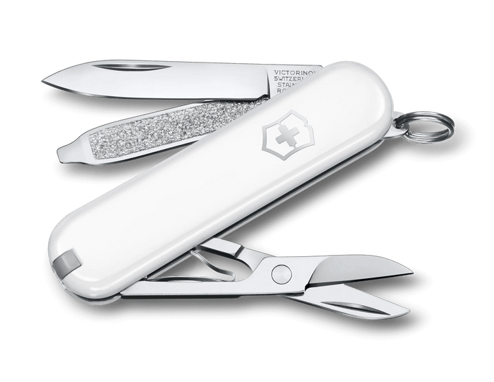 Victorinox Classic SD, 58 mm, Taschenmesser Falling Snow mit 7 Funktionen VX0.6223.7G