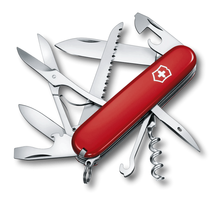 Victorinox Huntsman, 91 mm, Taschenmesser rot mit 15 Funktionen VX1.3713