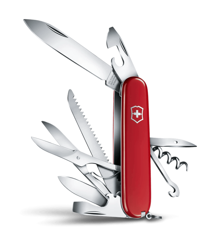 Victorinox Huntsman, 91 mm, Taschenmesser rot mit 15 Funktionen VX1.3713