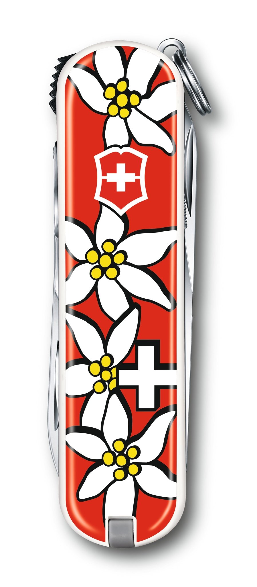 VX0.6463.840 - Victorinox kleines Taschenmesser Nail Clip 580 Edelweiss 6,5cm