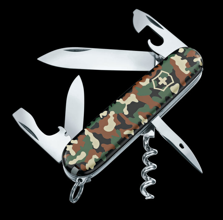 VX1.3603.94 - Victorinox, Spartan camouflage, Taschenmesser grün, mit 12 Funktionen