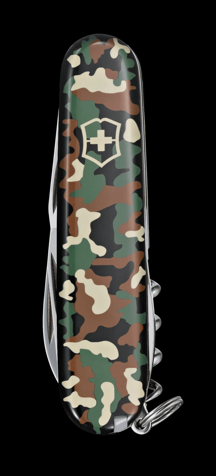 VX1.3603.94 - Victorinox, Spartan camouflage, Taschenmesser grün, mit 12 Funktionen