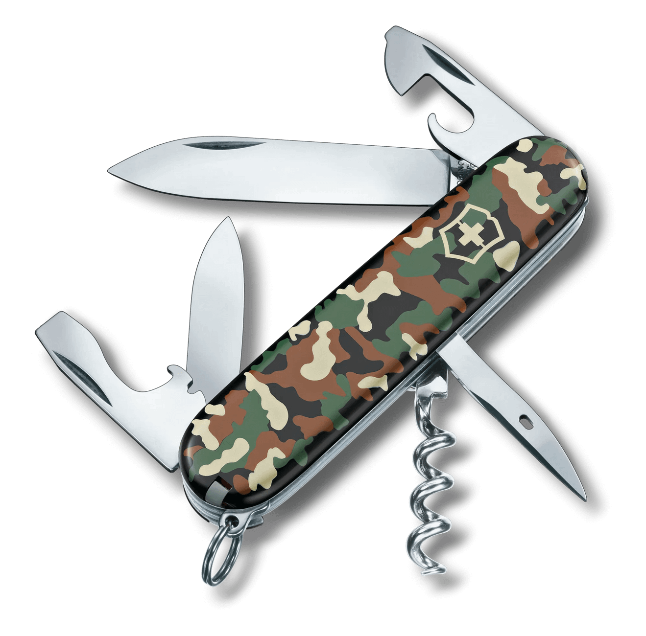 VX1.3603.94 - Victorinox, Spartan camouflage, Taschenmesser grün, mit 12 Funktionen