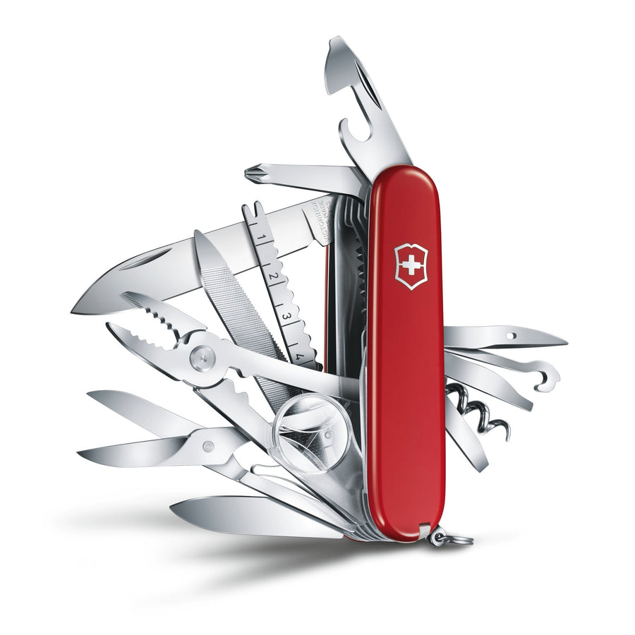 Victorinox Swiss Champ, 91 mm, Taschenmesser rot mit 33 Funktionen VX1.6795