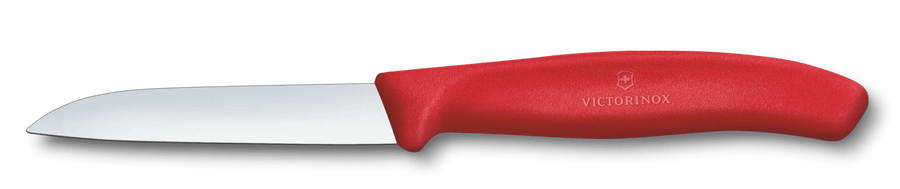 VX6.7401.C1 - Victorinox, Swiss Classic, Gemüsemesser 8cm, gerade, Mittelspitz, rot