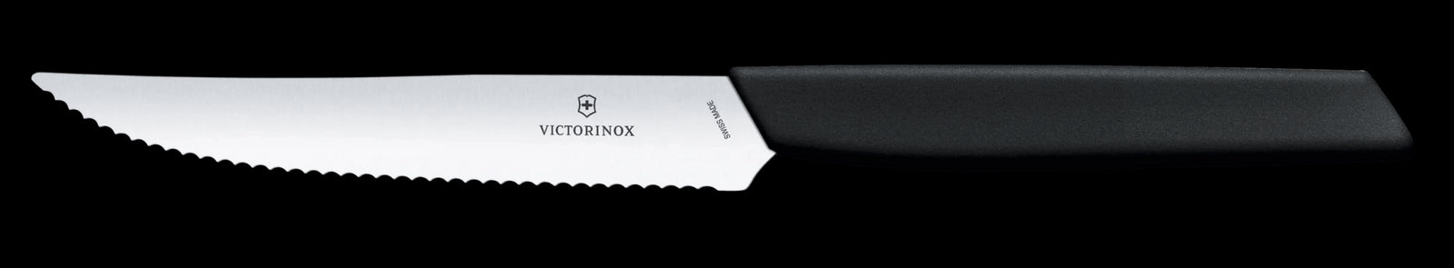 VX6.9003.12W - Victorinox, Swiss Modern Steakmesser schwarz