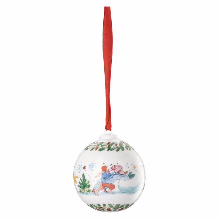 02252 - 722993 - 27940 - Weihnachtskugel 2025, Porzellankugel limitiert, Hutschenreuther 2025