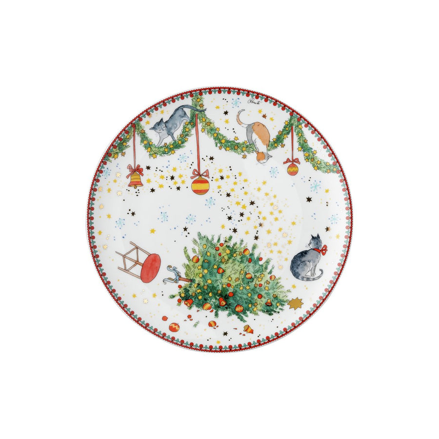 Weihnachtsleuchten II Teller flach 22 cm, Hutschenreuther 2024-02476-727475-10862