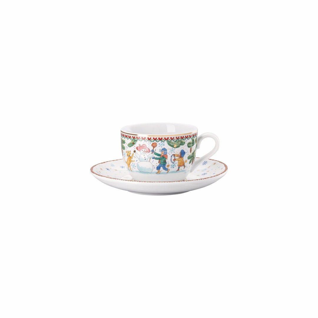 02476 - 727496 - 14765 - Weihnachtsspiele, Cappuccinota. 2 - tlg. Limitiert, Hutschenreuther 2025