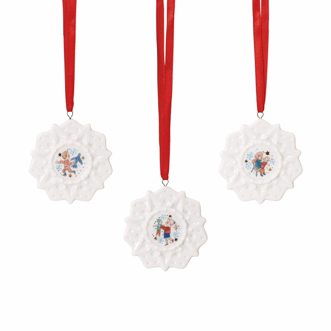02485 - 727496 - 28675 - Weihnachtsspiele, Mini - Set 3tlg.Sterne, Hutschenreuther 2025