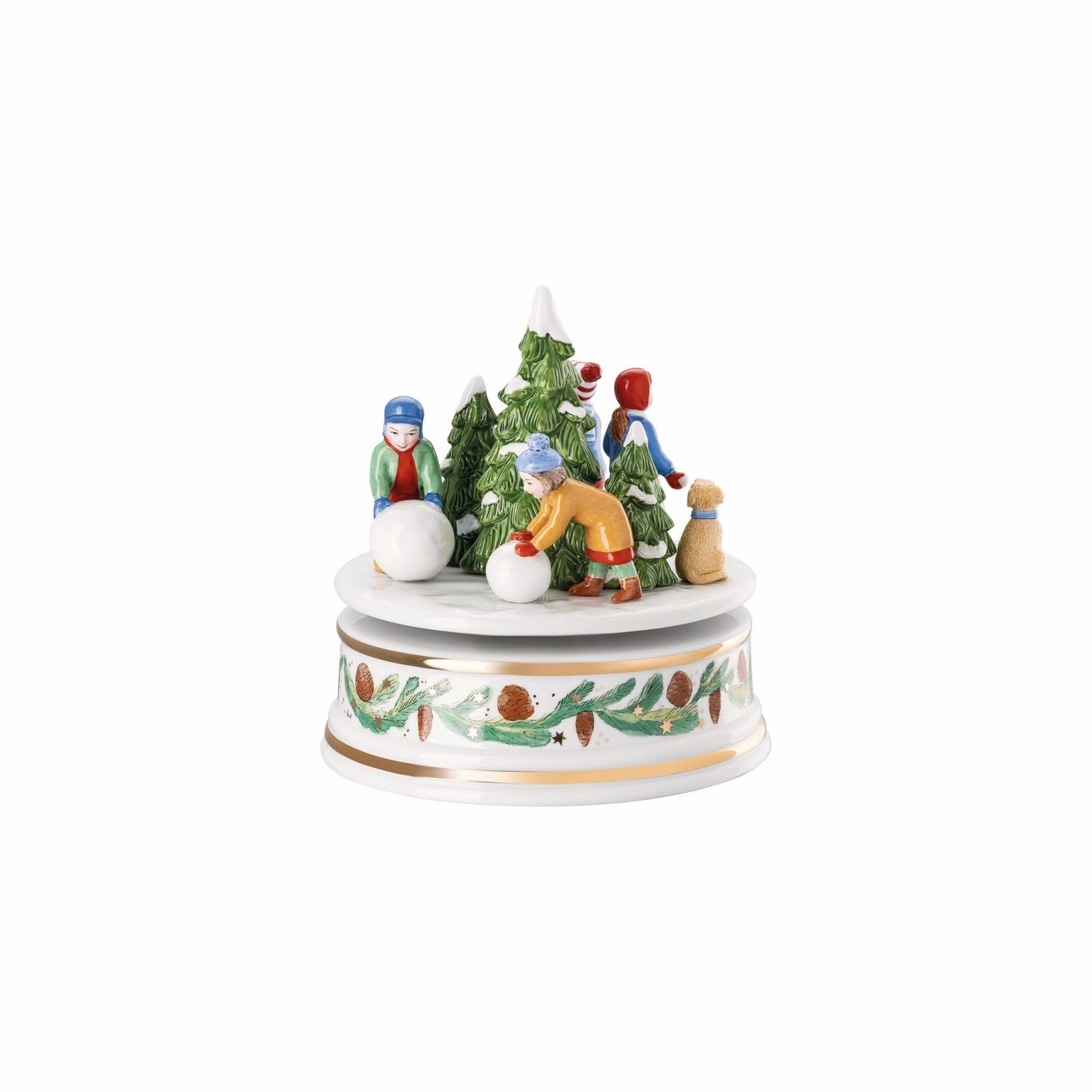 02411 - 727496 - 27414 - Weihnachtsspiele, Spieluhr gross, Hutschenreuther 2025