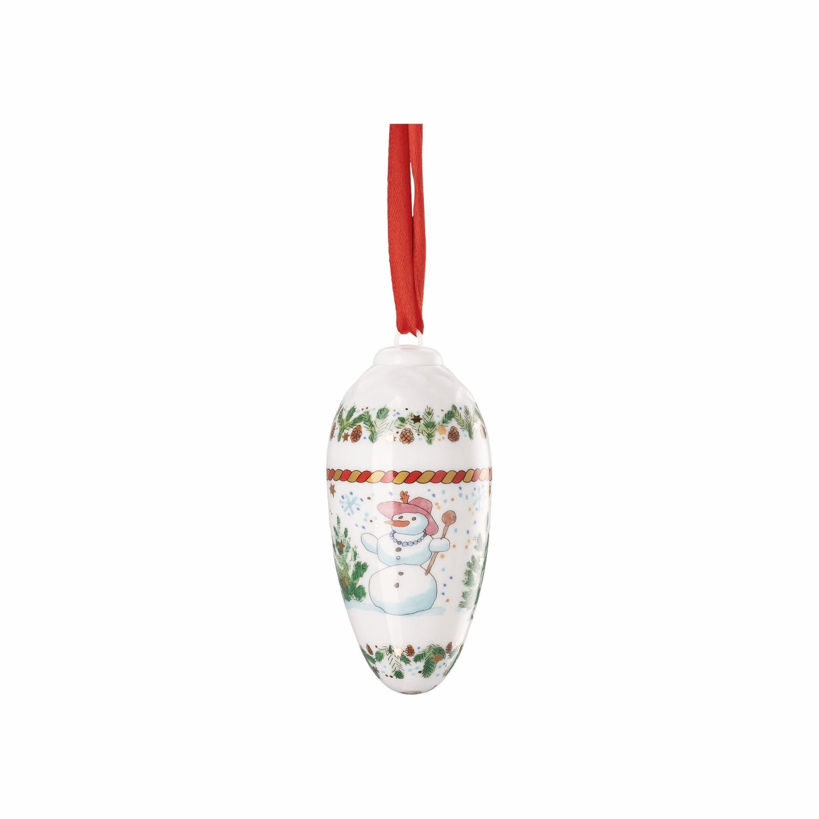 02262 - 727258 - 27826 - Weihnachtszapfen 25, Porzellanzapfen limitiert, Hutschenreuther 2025