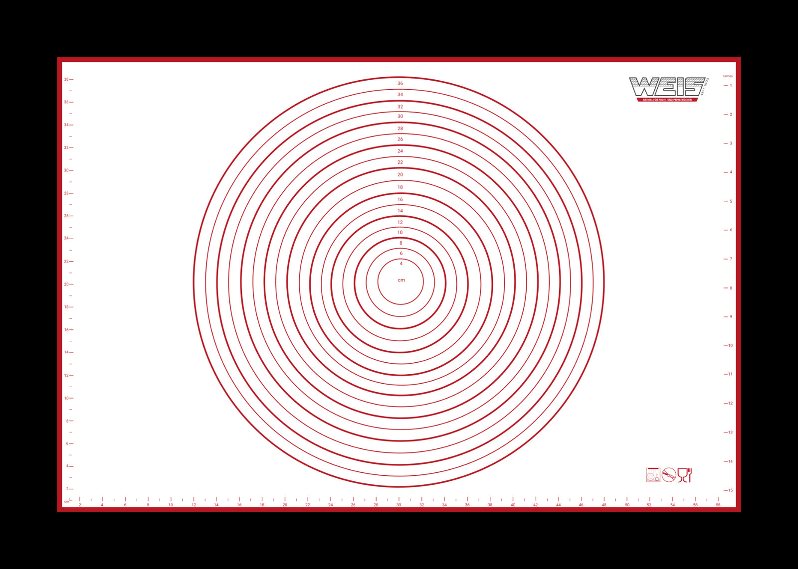 Weis - 15194 - WEIS - Backmatte Silikon 60x40 cm