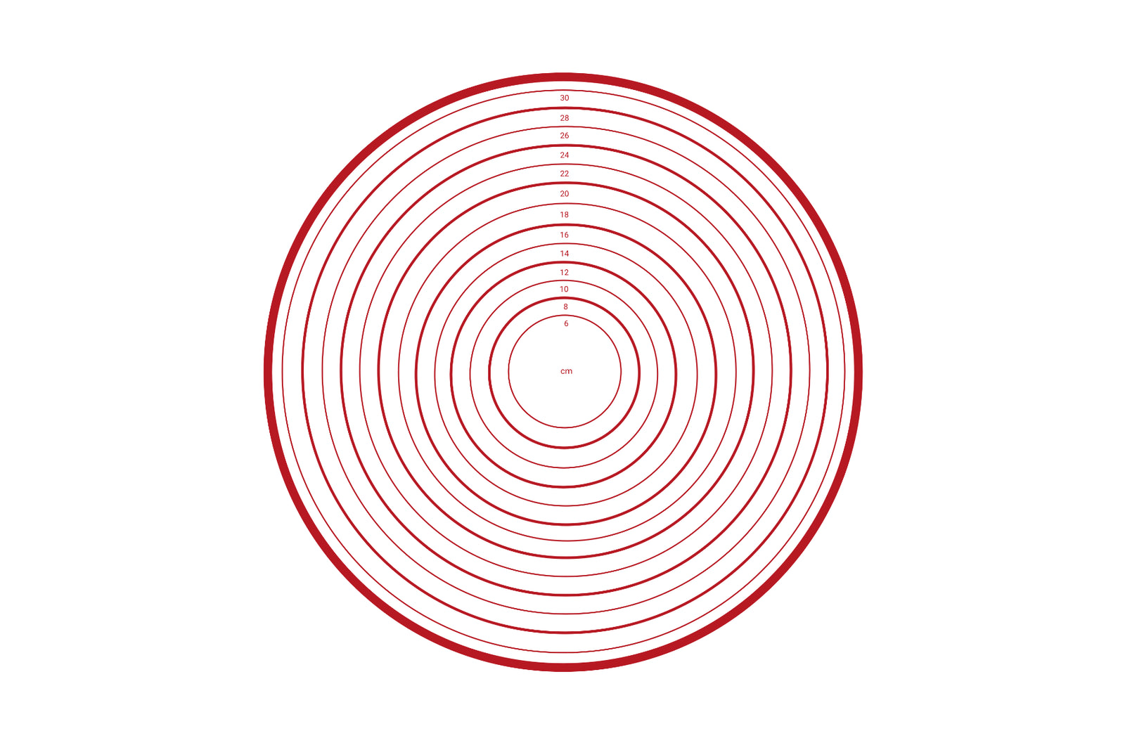 Weis - 15192 - WEIS - Backmatte Silikon rund D32 cm