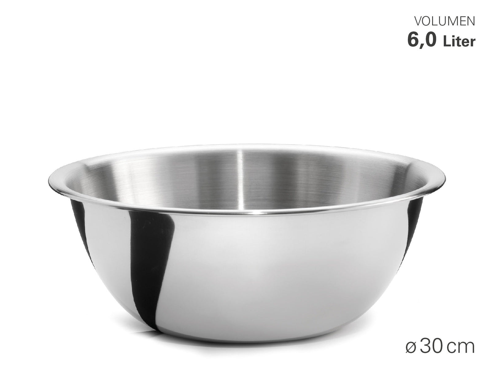 Weis-25230 - WEIS - Schüssel "Classic" aus Edelstahl - Durchmesser 30 cm