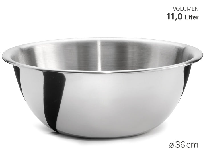 Weis-25236 - WEIS - Schüssel "Classic" aus Edelstahl - Durchmesser 36 cm