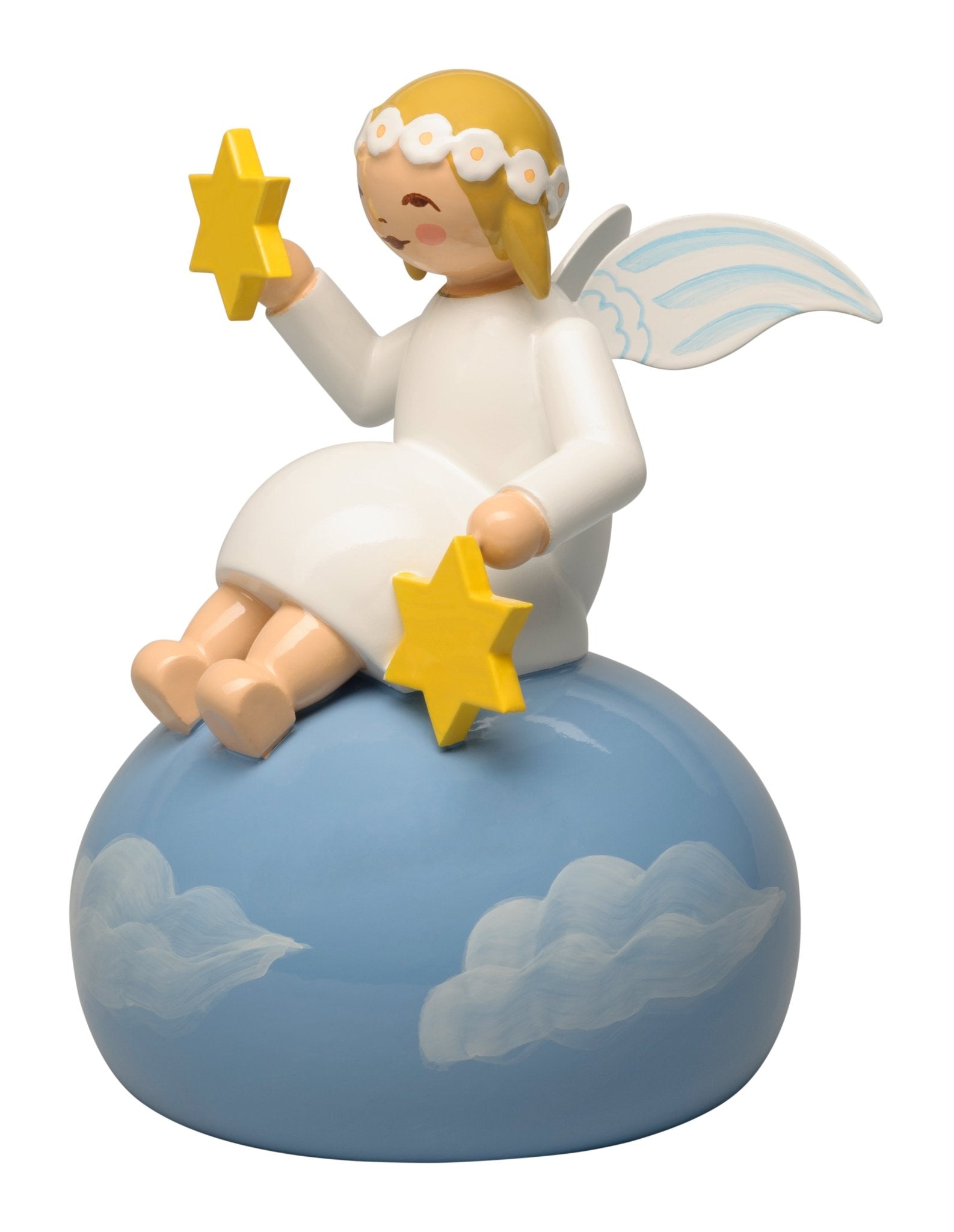 WUK - 634/11 - Wendt & Kühn 'Engel mit Margeritenkranz auf Wolken, sitzend - 9cm h' 2025