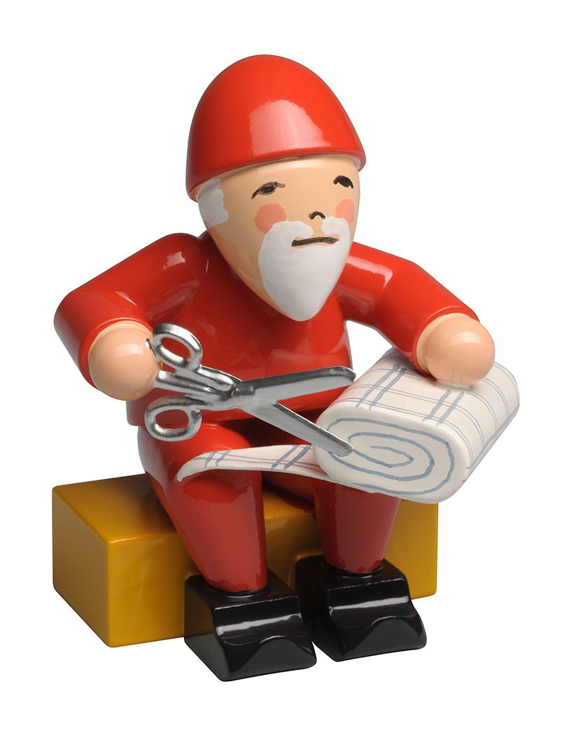 WUK - 5243/2 - Wendt & Kühn 'Heinzelmännchen mit Stoffballen - 5cm'