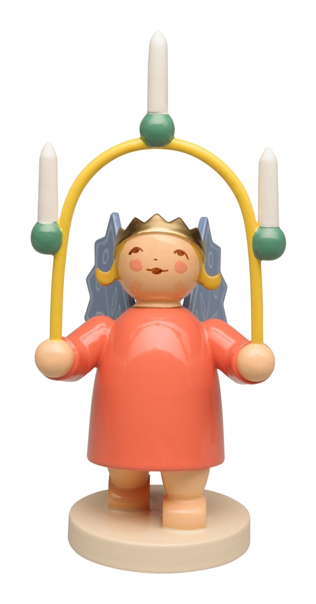 WUK - 6235/6 - Wendt & Kühn 'Kronenengel mit Lichterbogen und Kerzen - 9cm' 2025