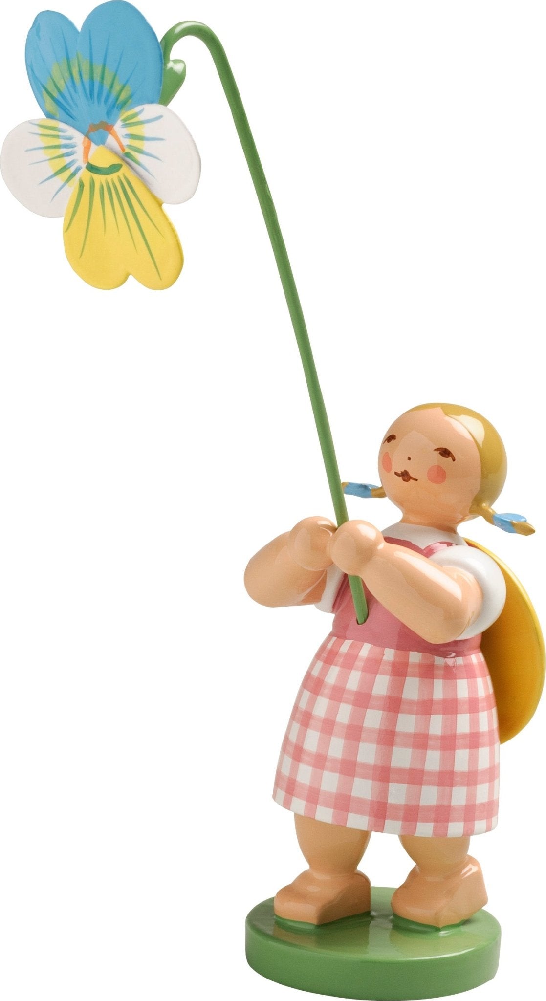 WUK - 5248/9 - Wendt & Kühn 'Mädchen mit Stiefmütterchen - 11,5cm'