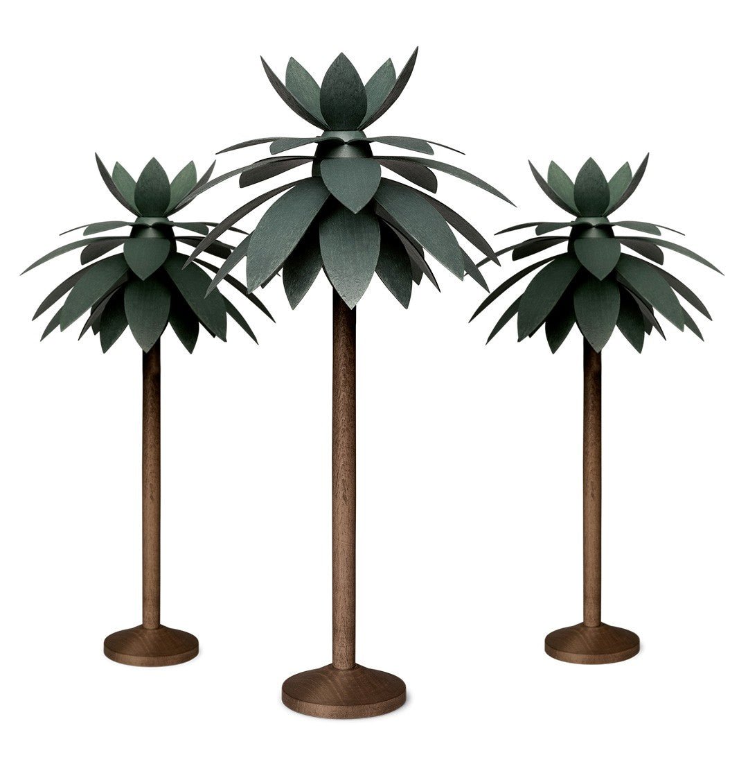 WUK - 5250/SET4 - Wendt & Kühn 'Set von 3 Palmen, 2x klein 22cm, 1x groß 25cm' 2025