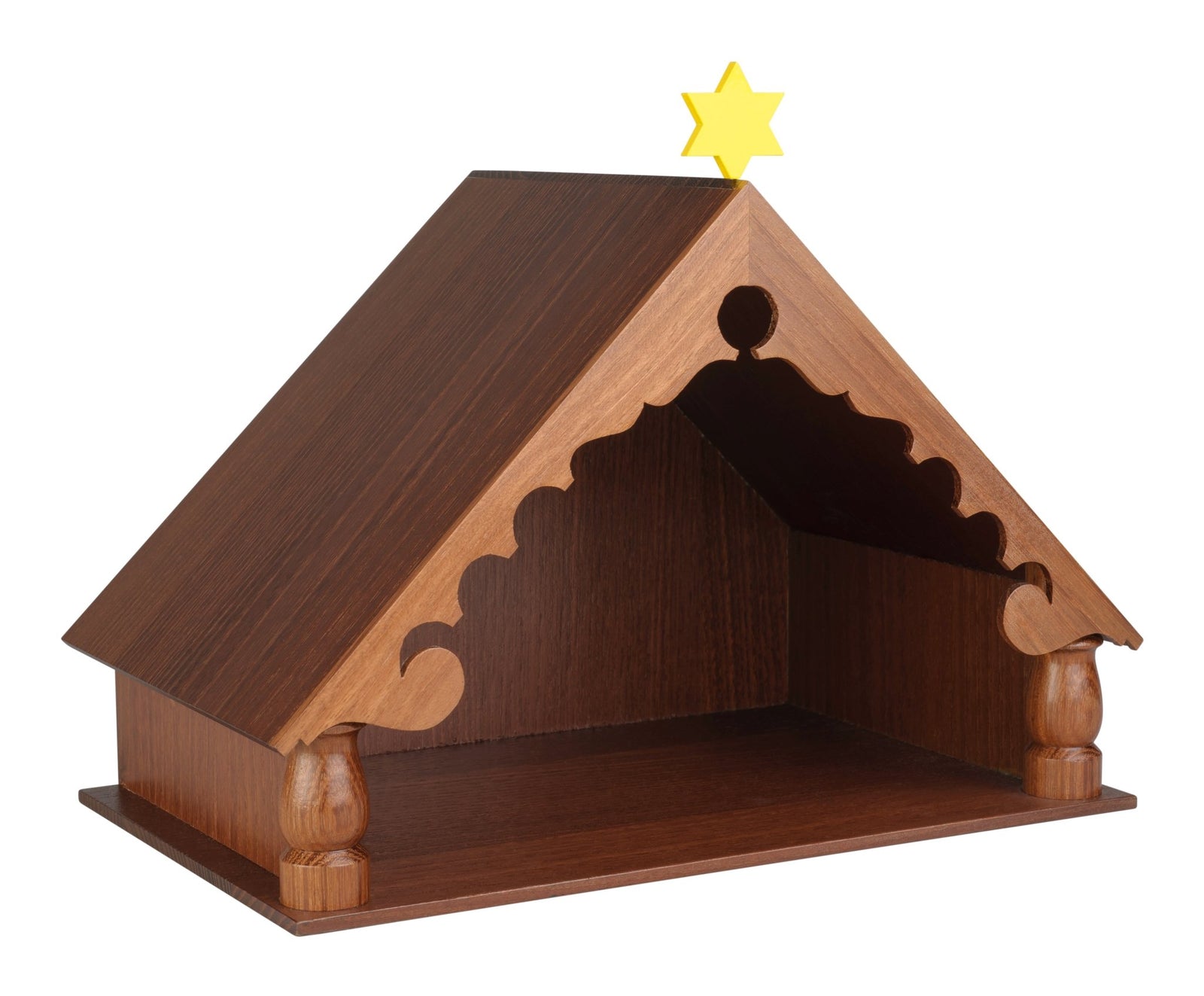 WUK - 5250/15k - Wendt & Kühn 'Stall, für Krippenfiguren - 18x13x21cm'