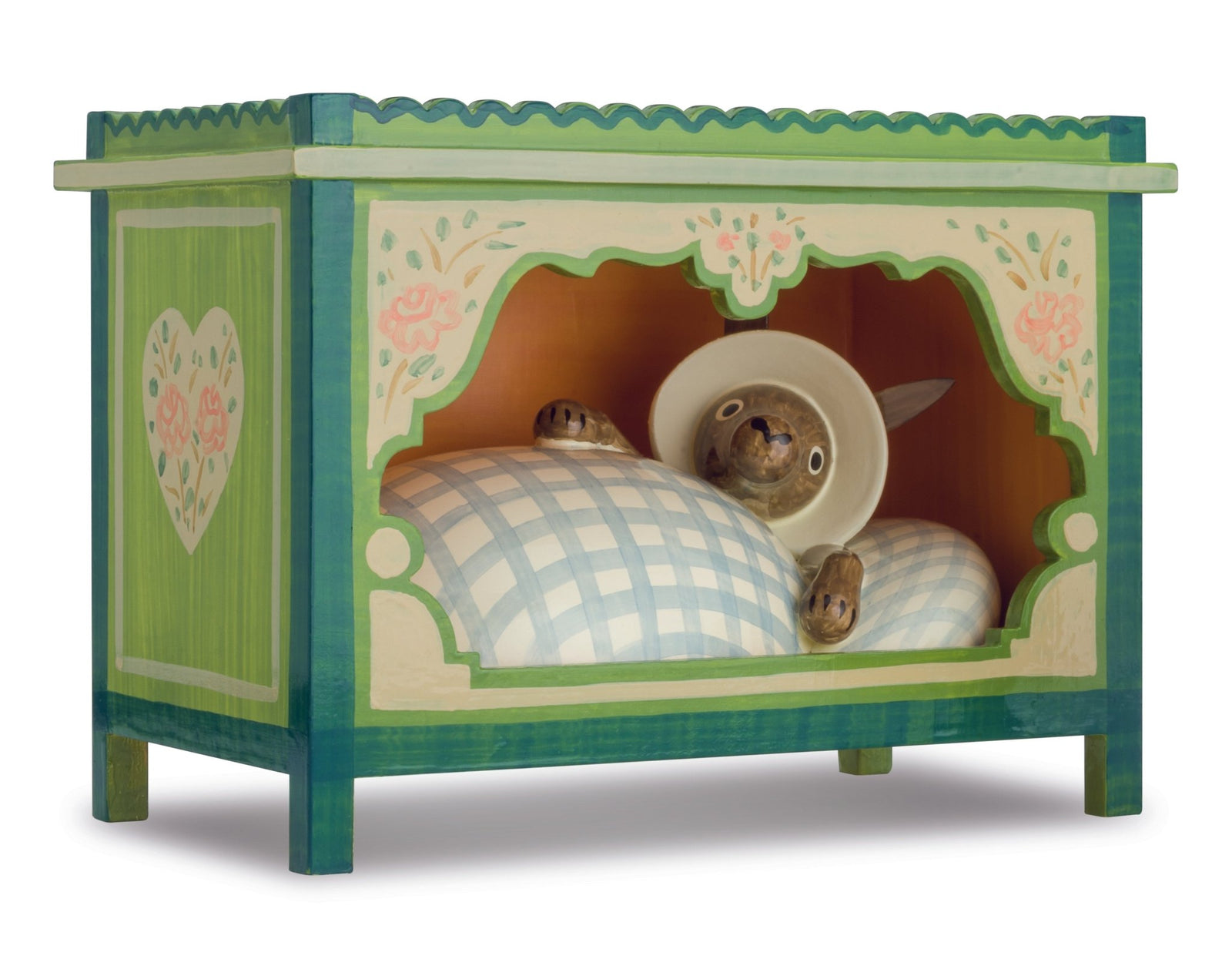 WUK - 5281/2 - Wendt & Kühn 'Wolf im Himmelbett - 10,5x6x7,5cm'