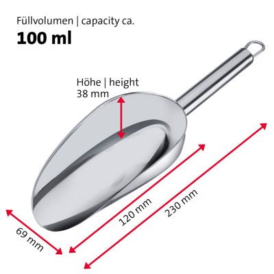 WST - 91032270 - Westmark 'Edelstahl - Schaufel 'Halia', 100 ml