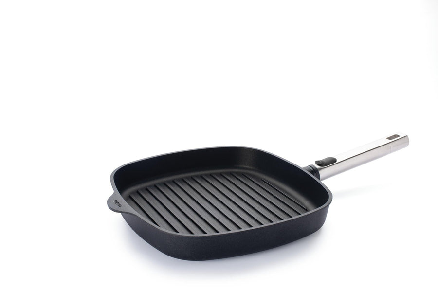 Woll 'Logic XR Guss - Steakpfanne, viereckig 28x28cm, mit Rillen' - WO1628 - 1PLCI