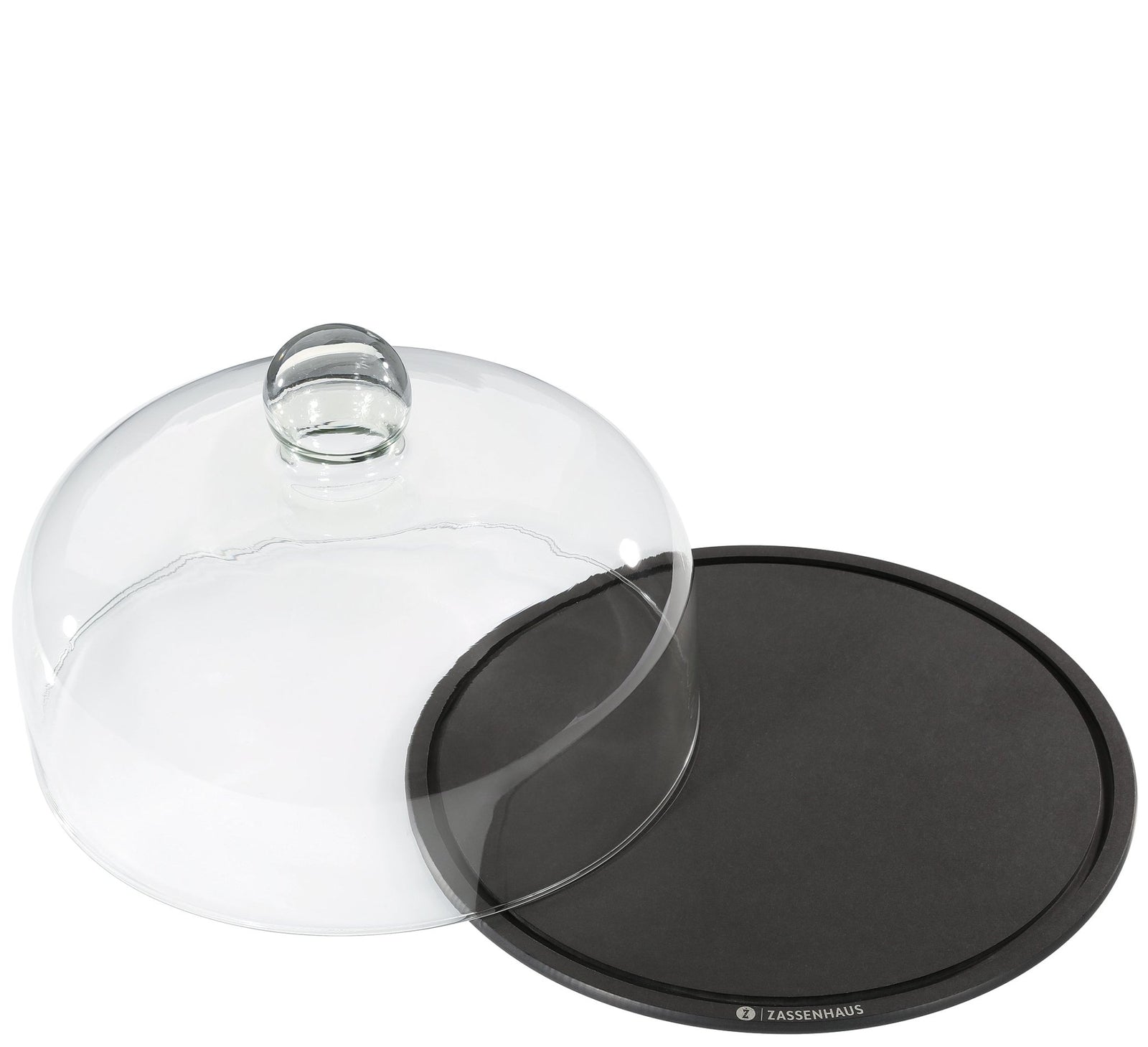 ZAS-053692 - Zassenhaus, Käseglocke mit Glasdeckel "Comfort Plus", D28cm/H18,5cm