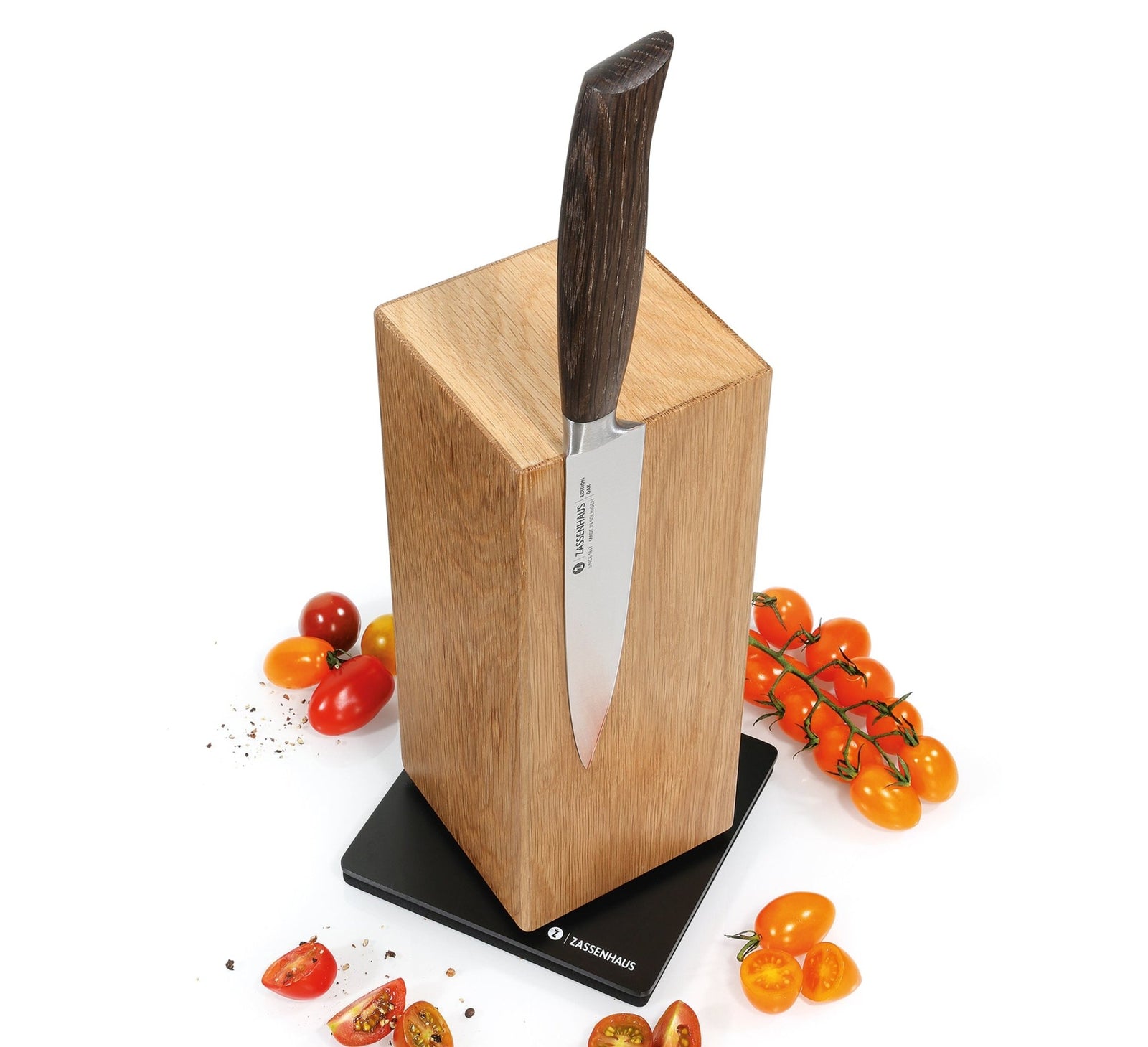 ZAS-078237 - Zassenhaus, Magnet - Messerblock "Spin", Eiche