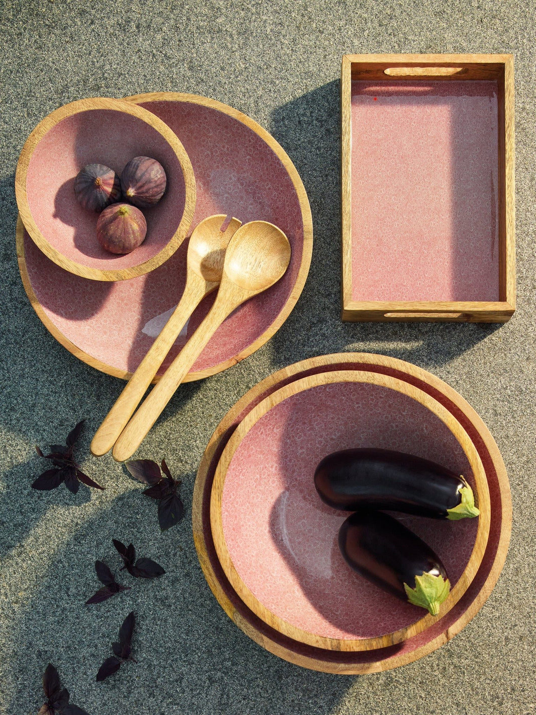 ZAS-080582 - Zassenhaus, Schale MIneral Rose, Mango, D35cm x 6cm