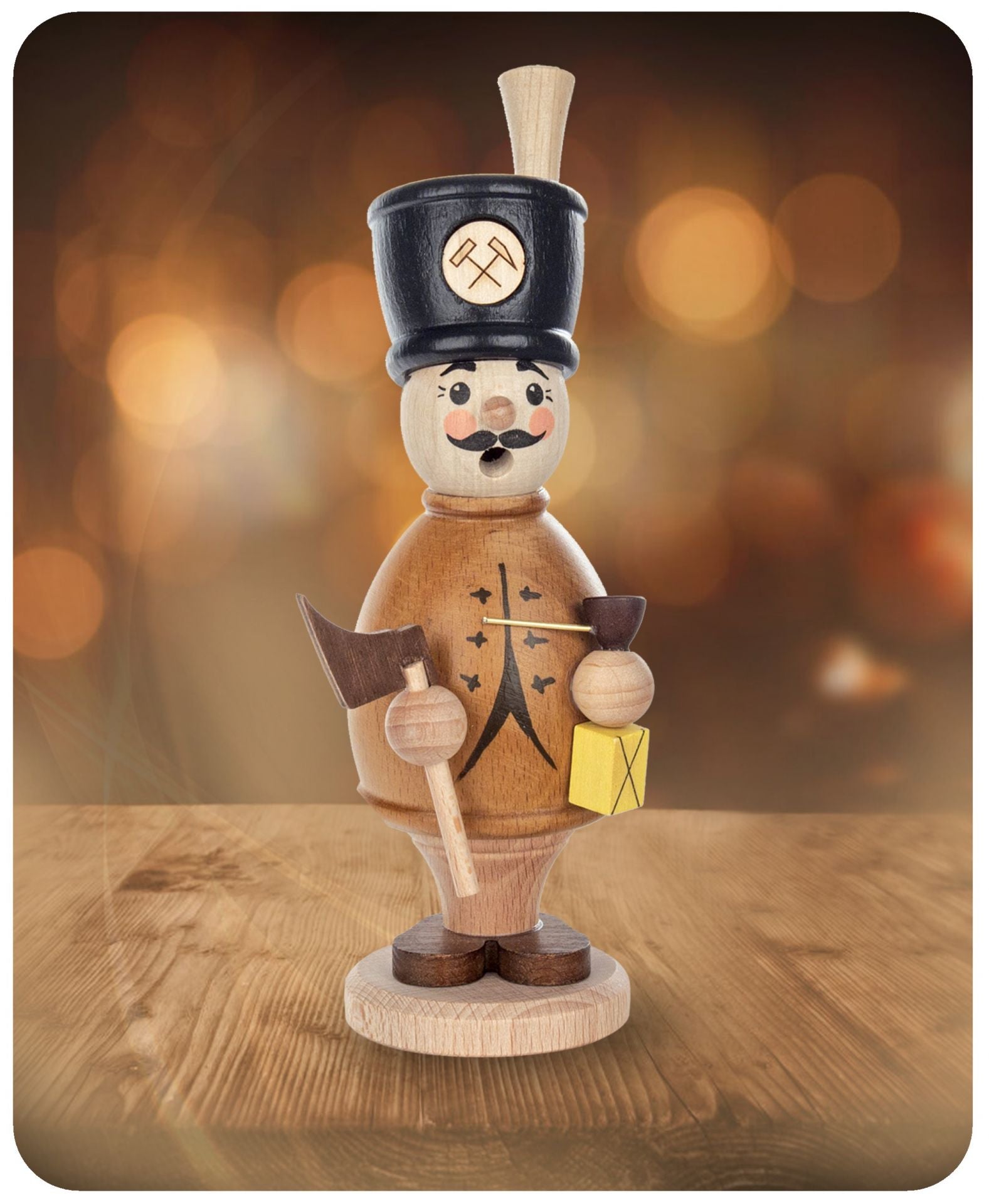 ZEI - 5230 - Zeidler Holzkunst - Berufe - Räuchermann Bergmann - 16cm