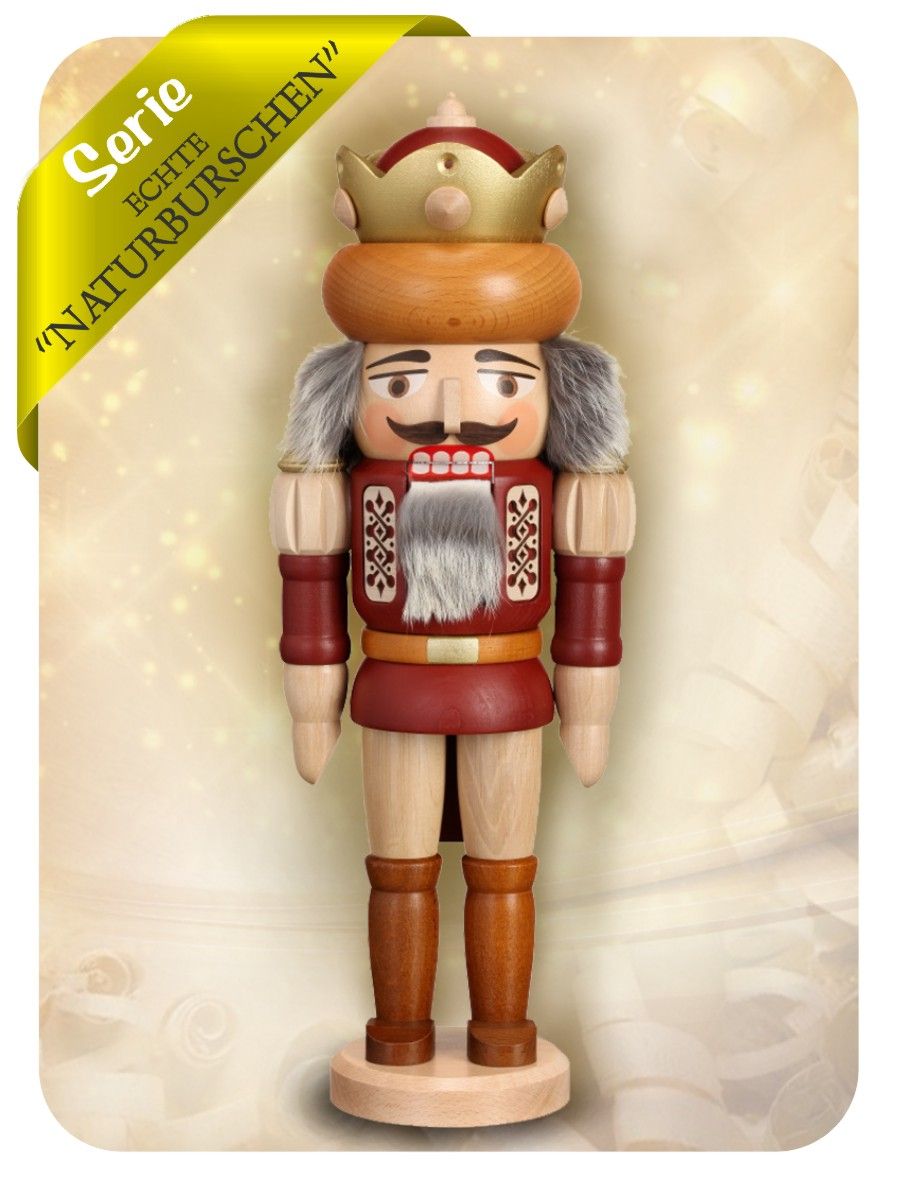 ZEI-3250 - Zeidler Puutaide - Aidot luonnonpojat - Pähkinänsärkijäkuningas n. 45 cm