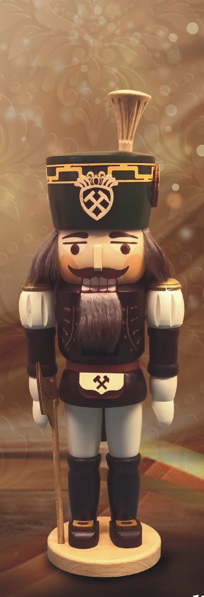 ZEI - 3264 - Zeidler faipar - Diótörő - Bányász - 33 cm